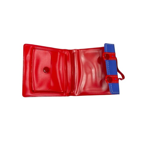 Vintage 1976 Sanrio Hello Kitty Red Vinyl Wallet Button Snap Close - Picture 3 of 5